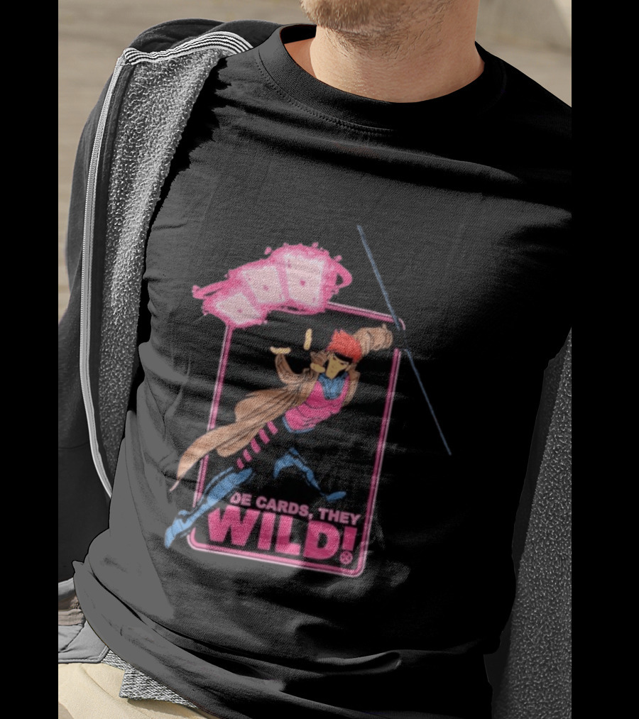 X Men 97 De Cards They Wild Aces Gambit Playing Cards T-Shirt