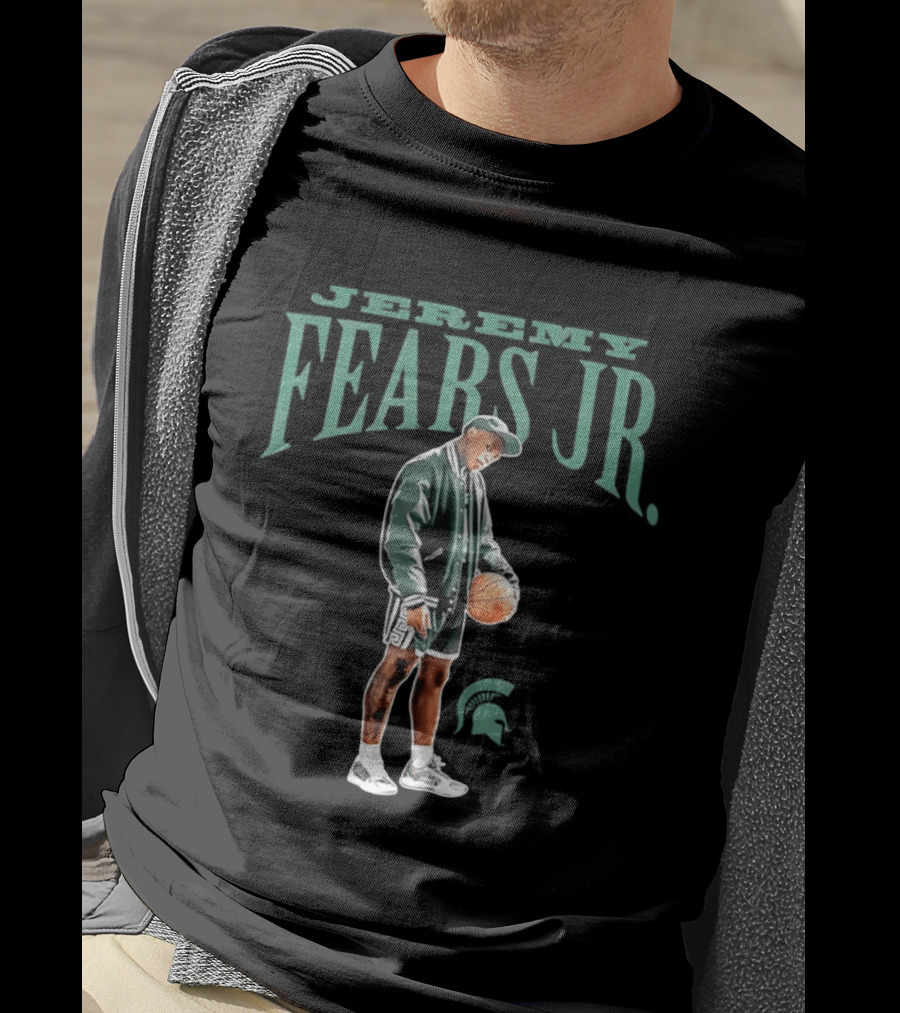 Michigan State Spartans Jeremy Fears Jr Basketball T-Shirt