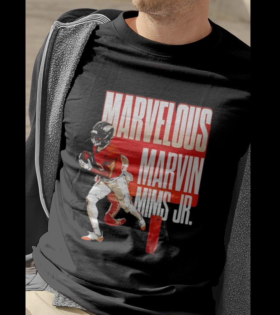 Marvelous Marvin Mims Jr Denver Broncos Football Star T-Shirt
