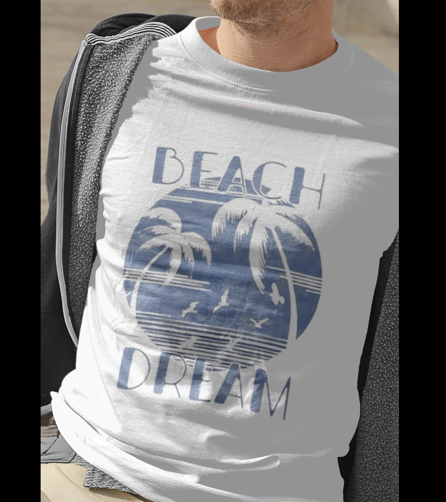 Beach Dream Palm Trees Ocean Vibes T-Shirt
