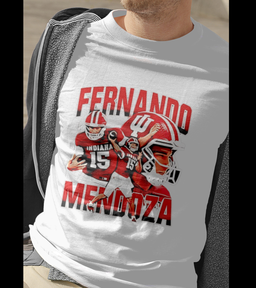 Fernando Mendoza Indiana Hoosiers Football Quarterback Tribute 2026 Champs T-Shirt
