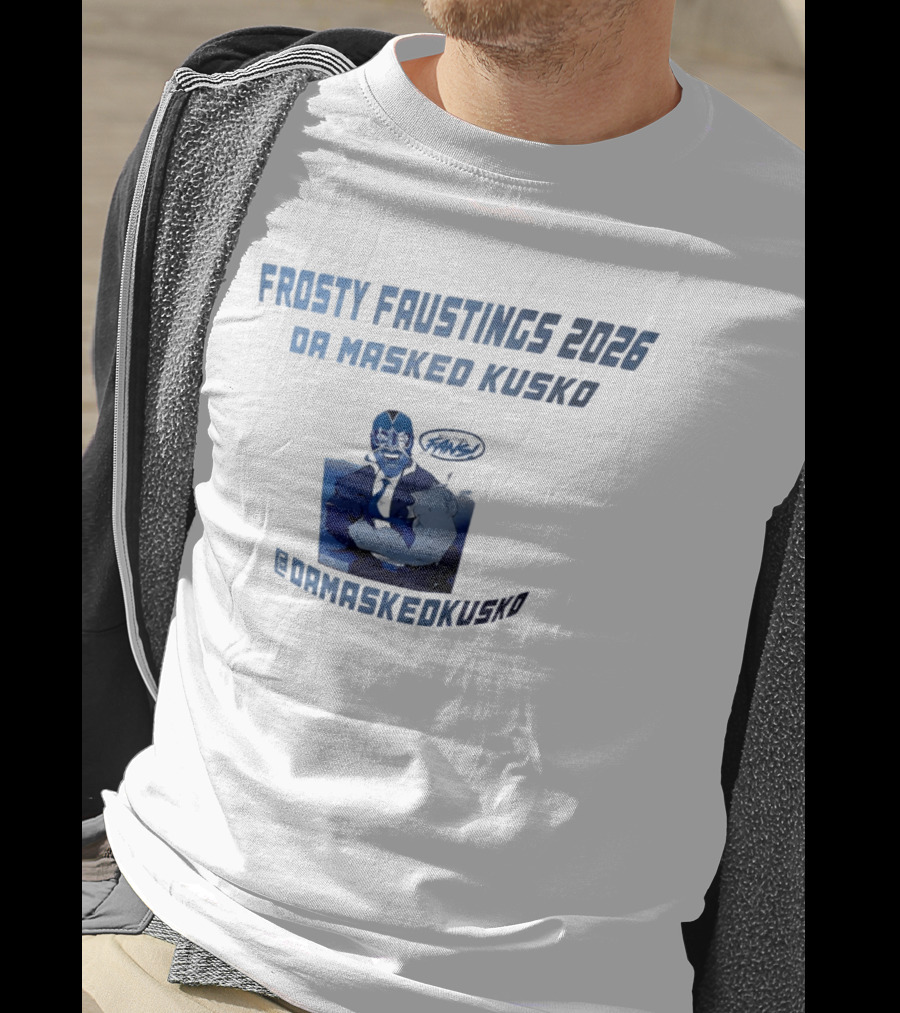 Frosty Faustings 2026 Da Masked Kusko @Damaskedkusko Comic T-Shirt