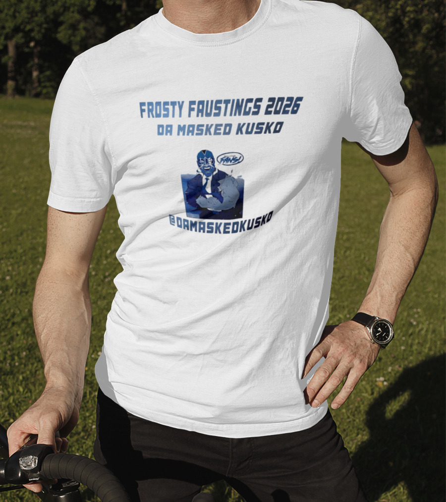 Frosty Faustings 2026 Da Masked Kusko @Damaskedkusko Comic T-Shirt