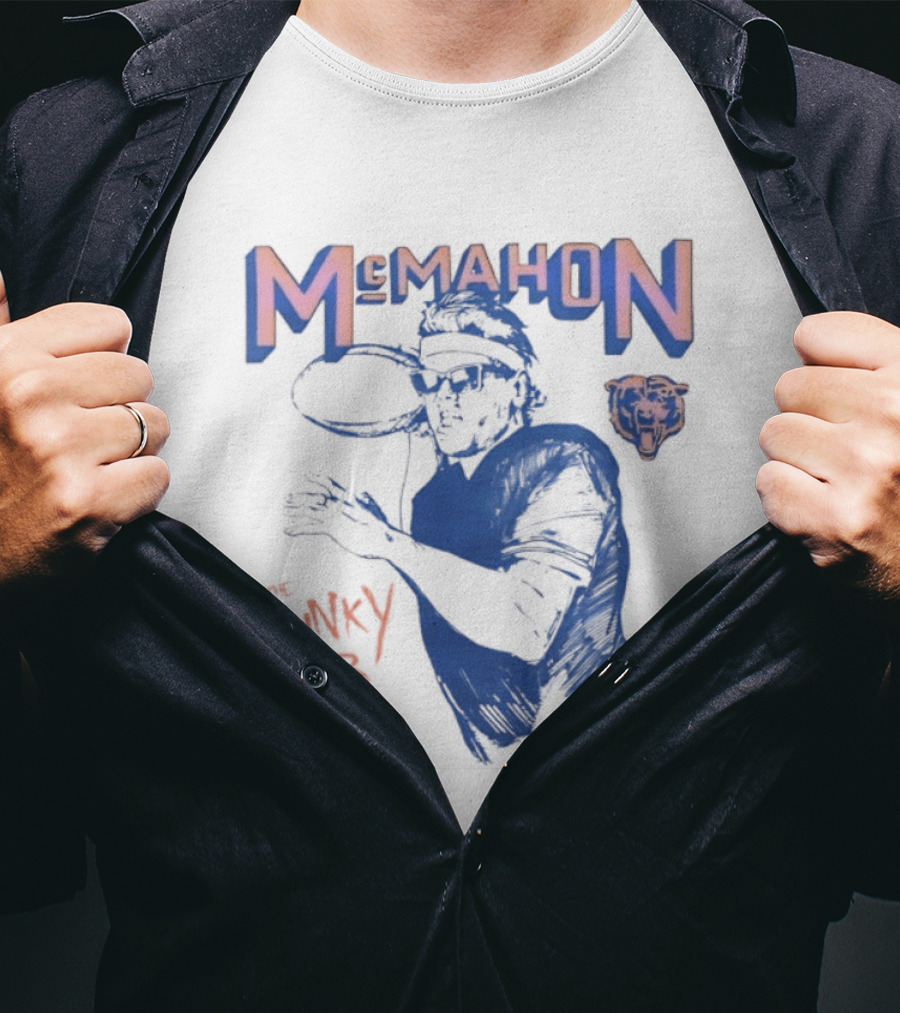 Jim McMahon Chicago Bears The Punky QB McMahon Bears T-Shirt