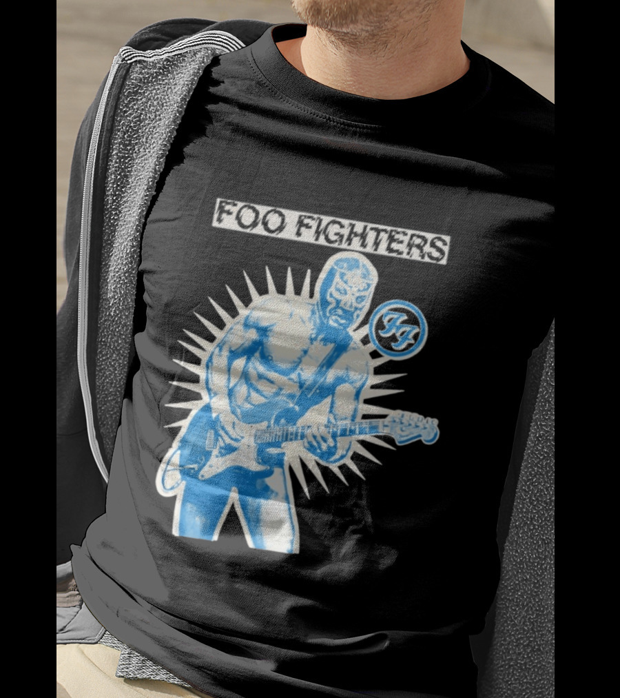 Foo Fighters 2026 Tasmania Lucha Libre Masked Guitarist Iconic FF T-Shirt