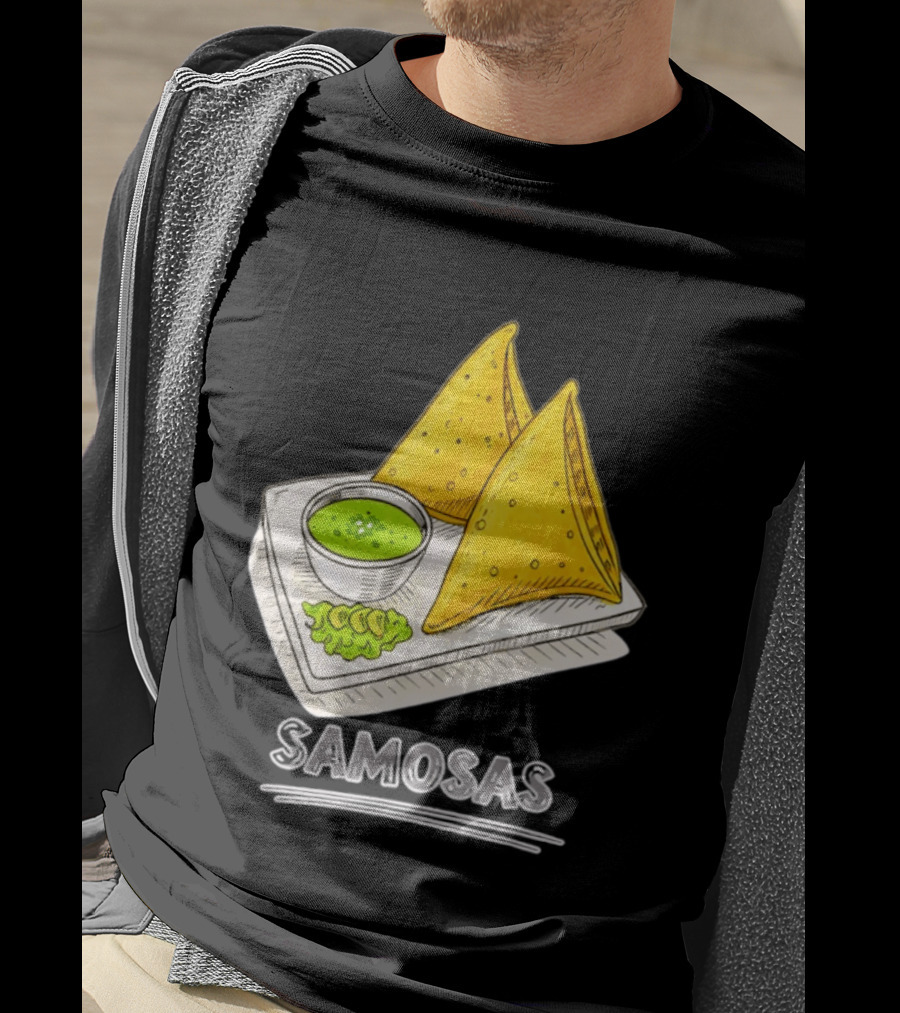 Samosa Lover Indian Snack Foodie Delight T-Shirt