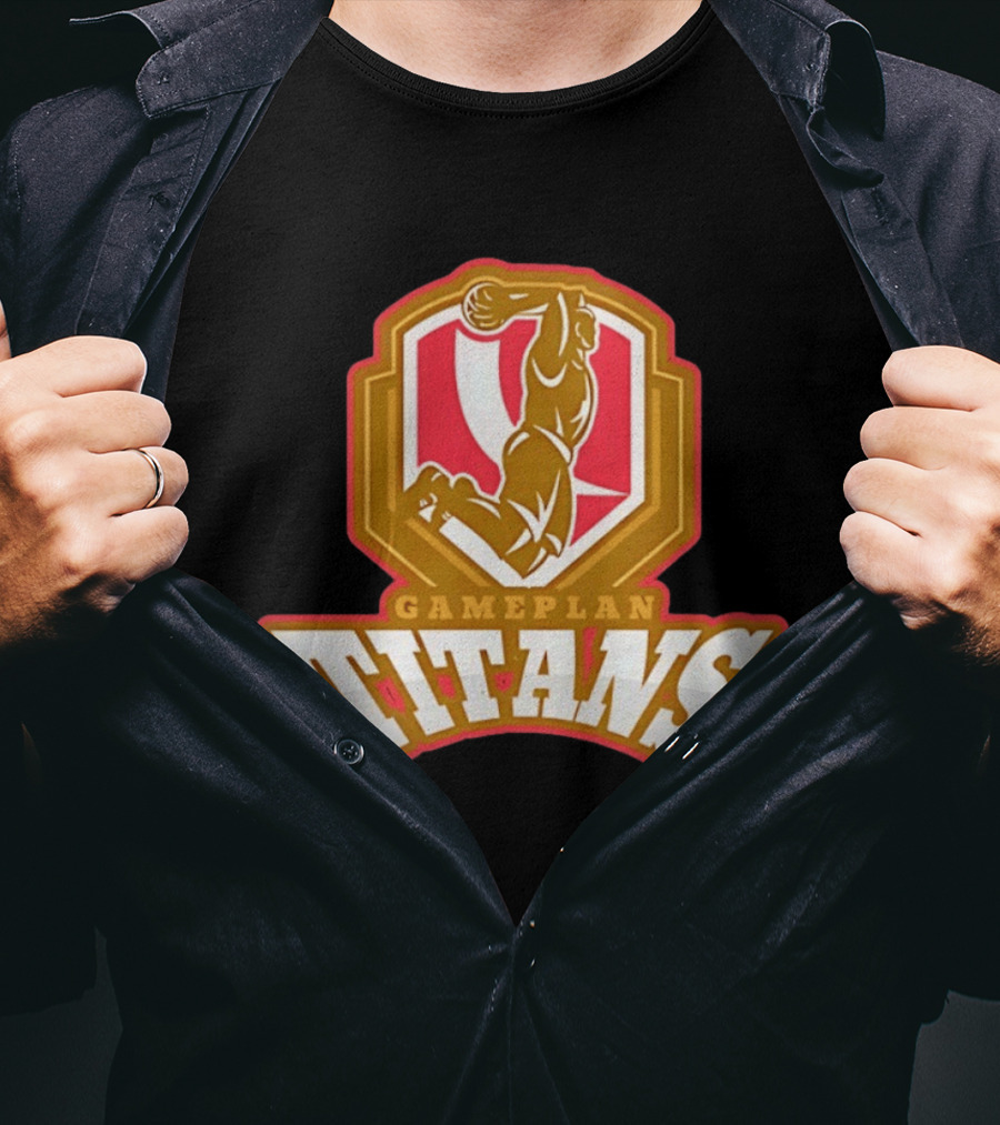 Gameplan Titans Basketball Dunking Player T-Shirt