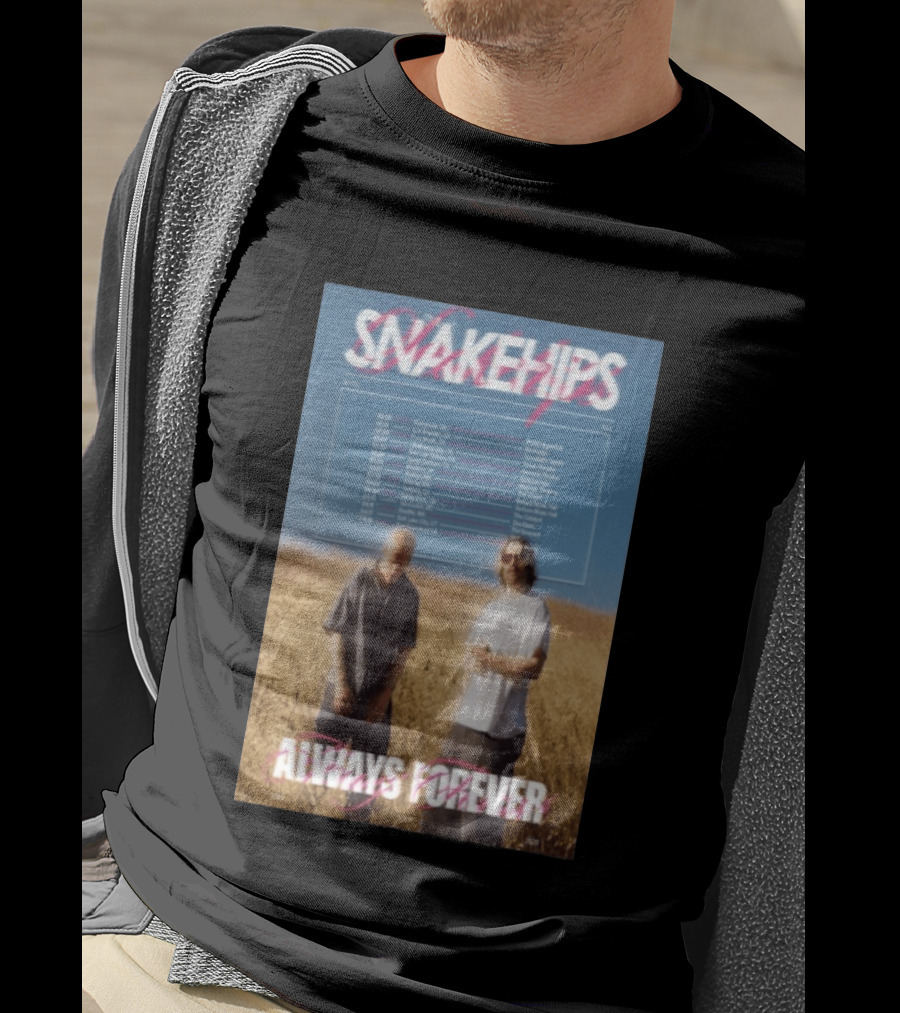 Snakehips Always Forever Spring Tour 2026 Dates With Concert Locations And Band Members T-Shirt