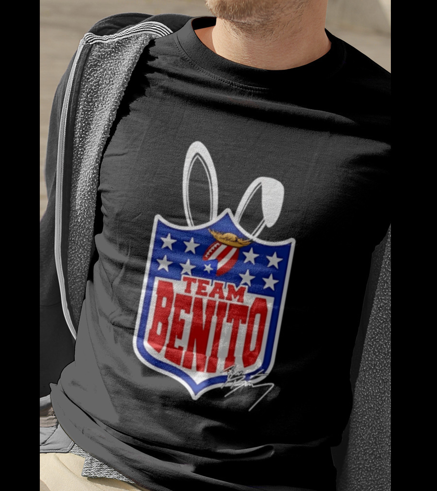 Team Benito Bad Bunny Stars Football T-Shirt