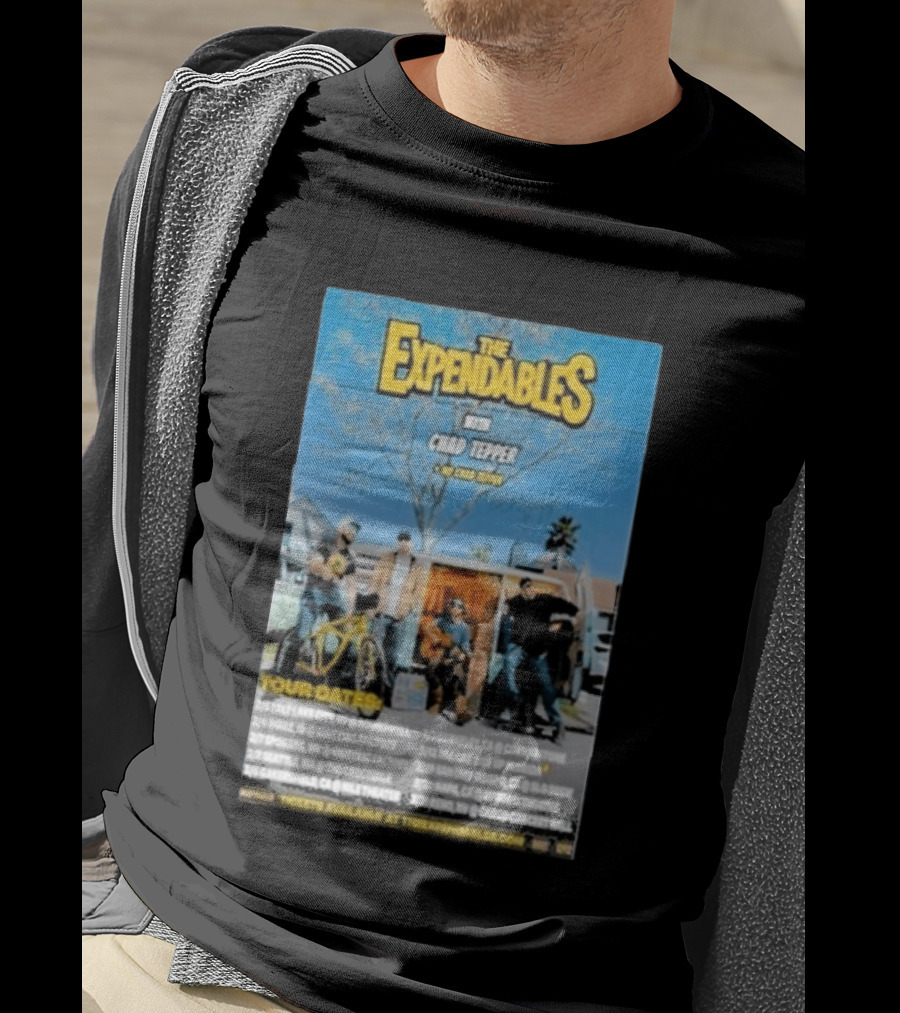 The Expendables Chad Tepper Tour 2026 Dates Salt Lake City Berkeley Reggae Rise Up T-Shirt