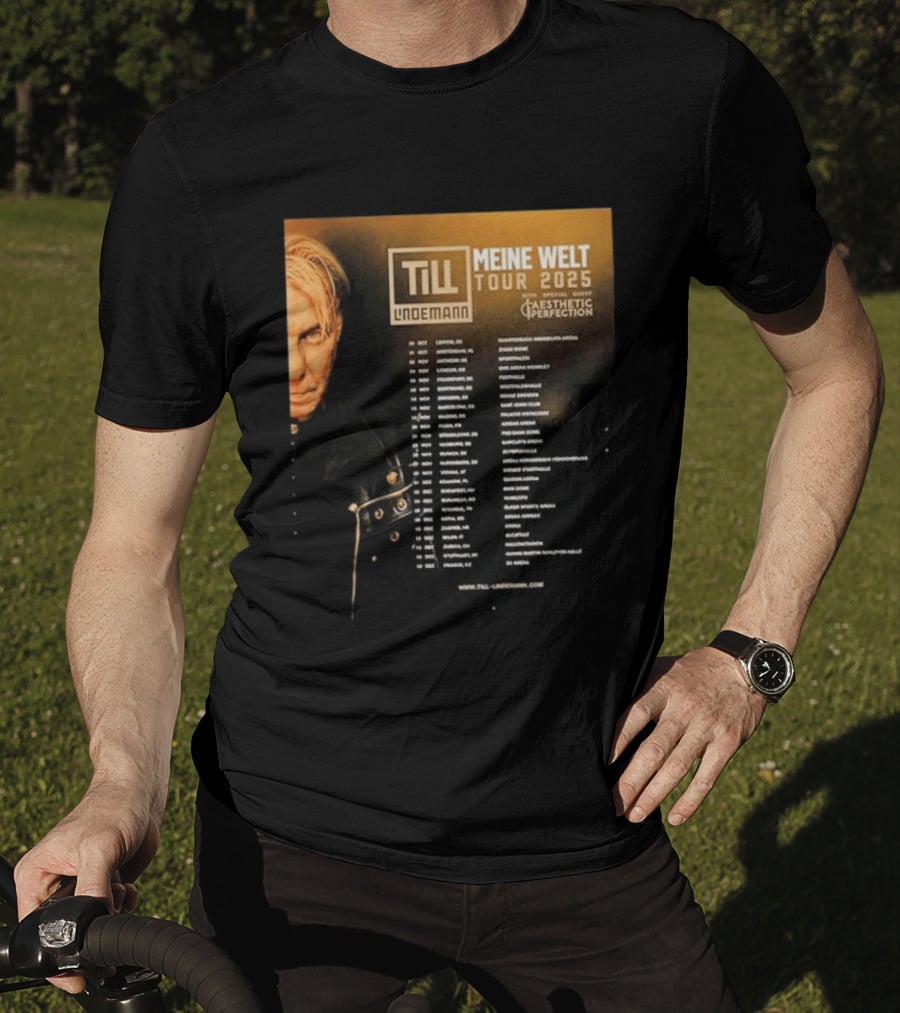 Till Lindemann Meine Welt Tour 2025 Aesthetic Perfection Special Guest T-Shirt