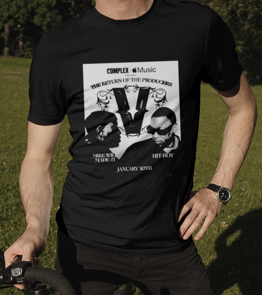 Complex Apple Music Verzuz The Return Of The Producers Mike Will Made It Vs Hit Boy January 30 T-Shirt
