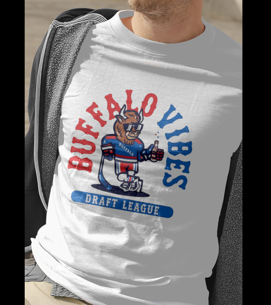 Buffalo Vibes Hockey Draft League Retro Style Buffalo T-Shirt