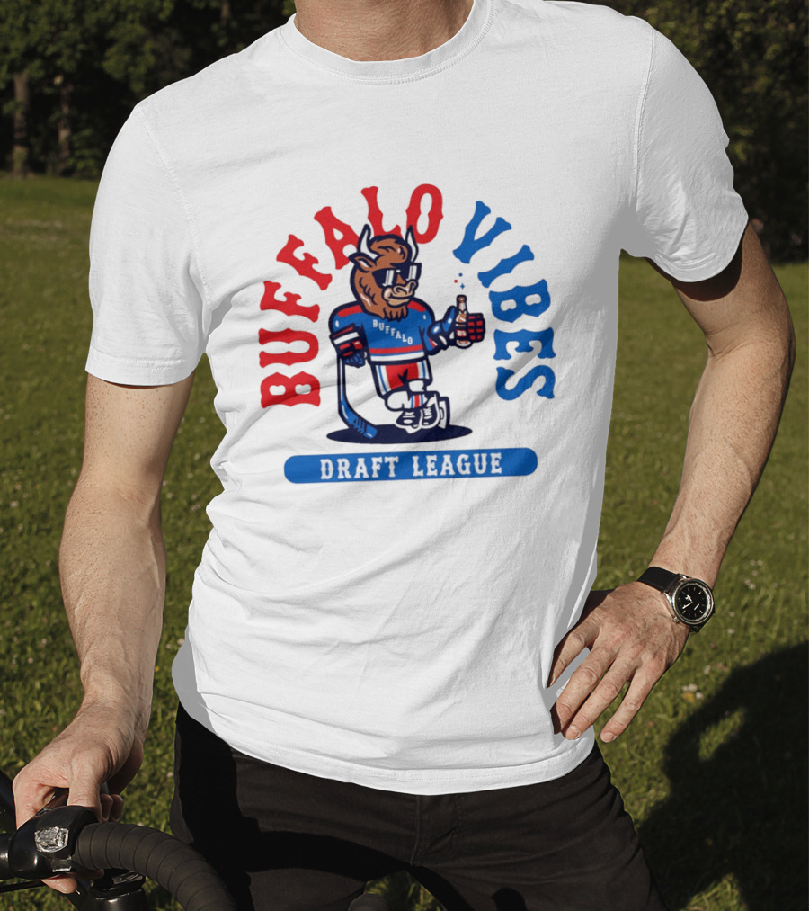 Buffalo Vibes Hockey Draft League Retro Style Buffalo T-Shirt
