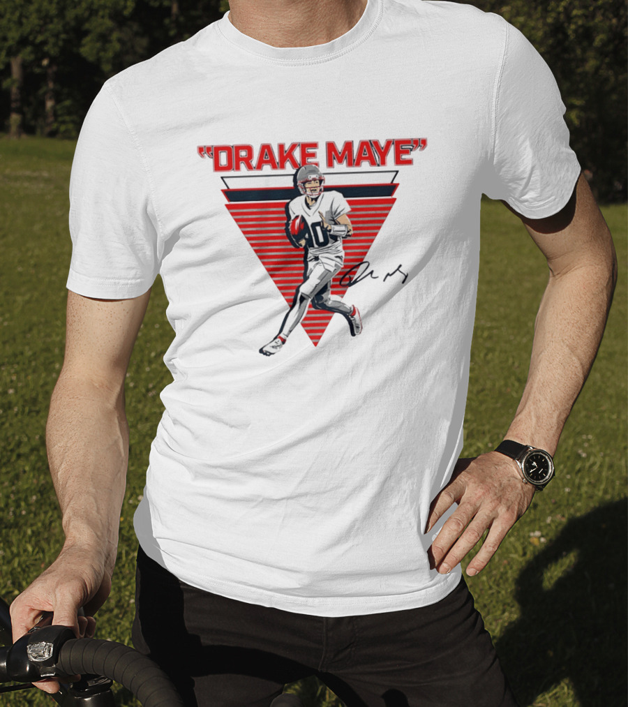 Drake Maye New England Patriots Football Player T-Shirt