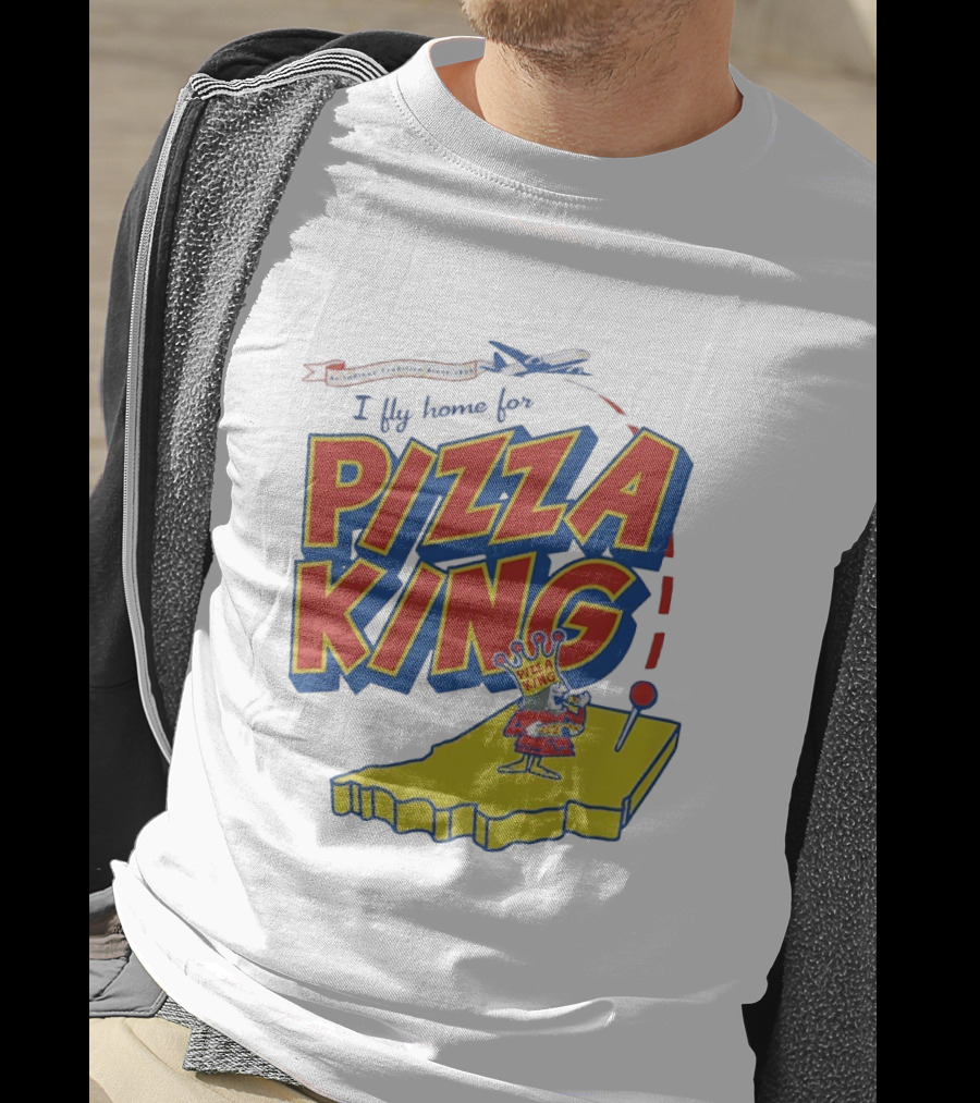 Indiana Traveling Since 1956 I Fly Home For Pizza King T-Shirt