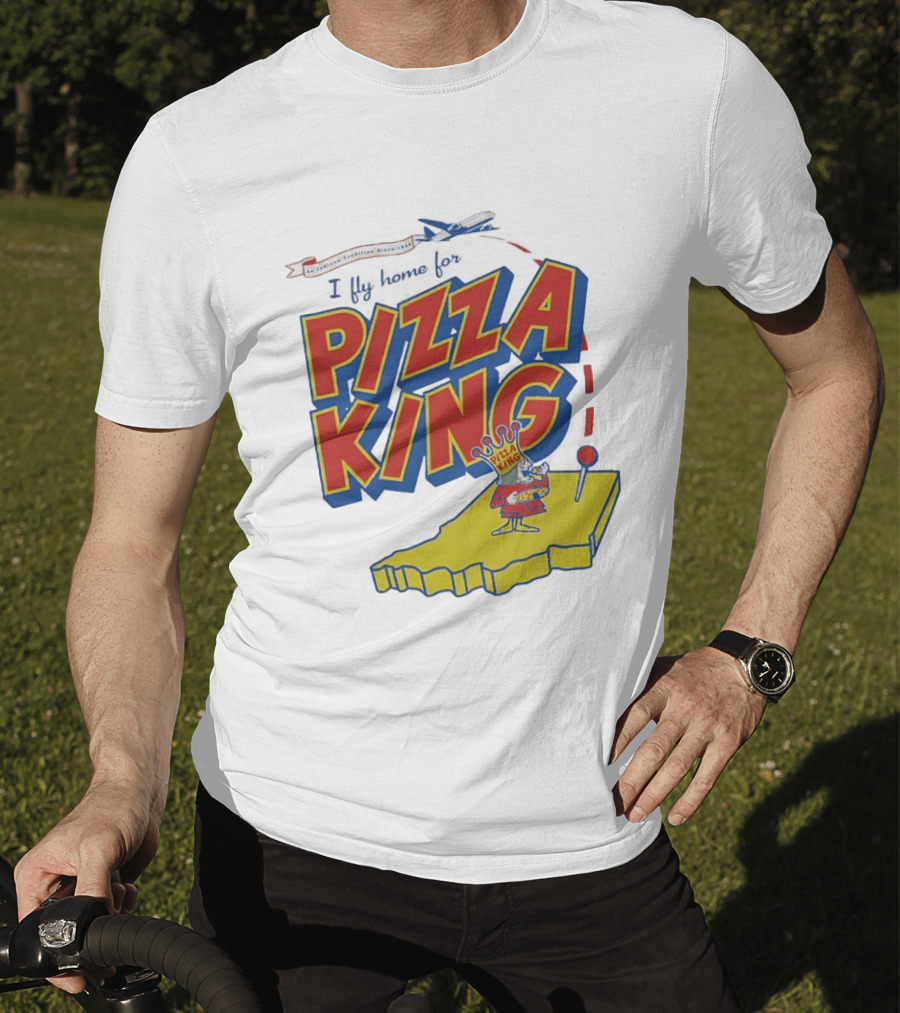 Indiana Traveling Since 1956 I Fly Home For Pizza King T-Shirt