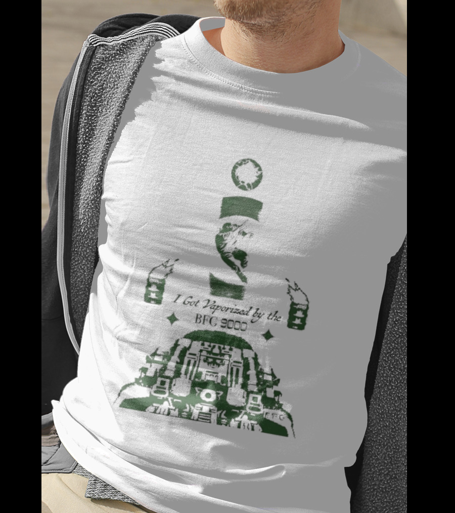 I Got Vaporized By The BFG 9000 Vintage Gaming Reference T-Shirt