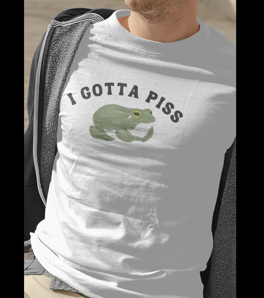 I Gotta Piss Frog Meme Humor T-Shirt