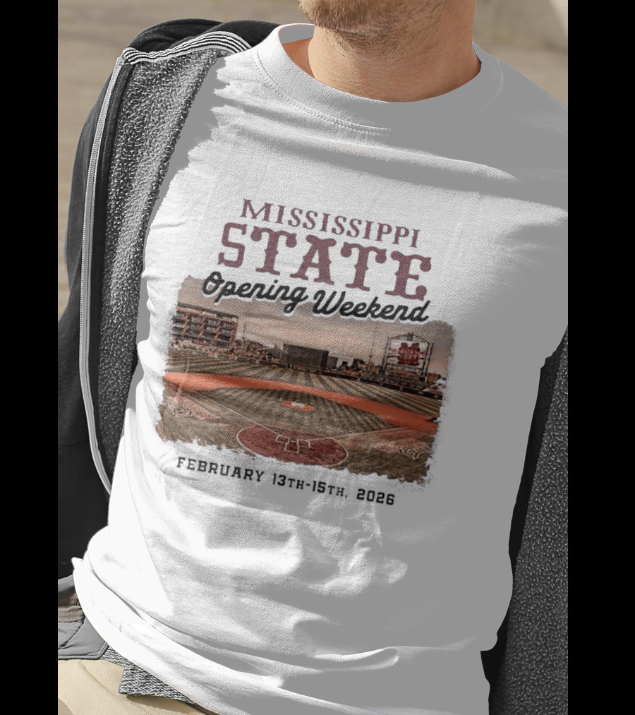 Mississippi State Opening Weekend February 13th 15th 2026 T-Shirt