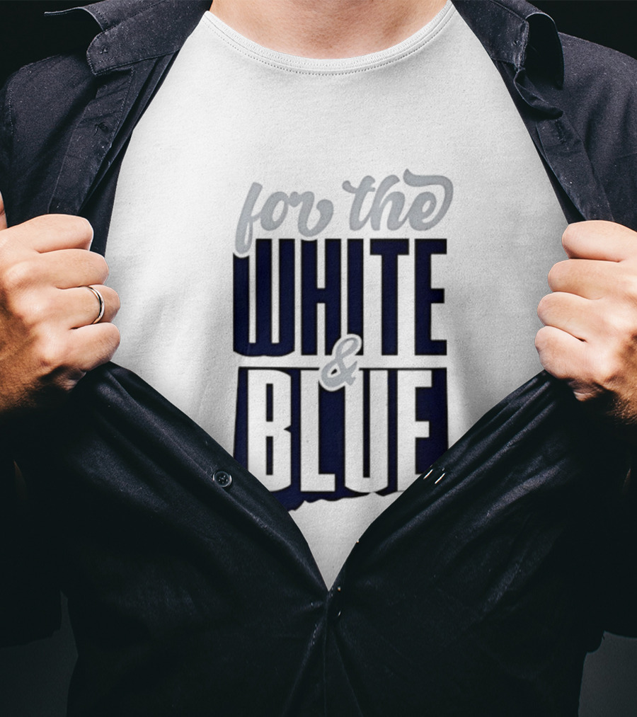 UConn Huskies For The White And Blue T-Shirt