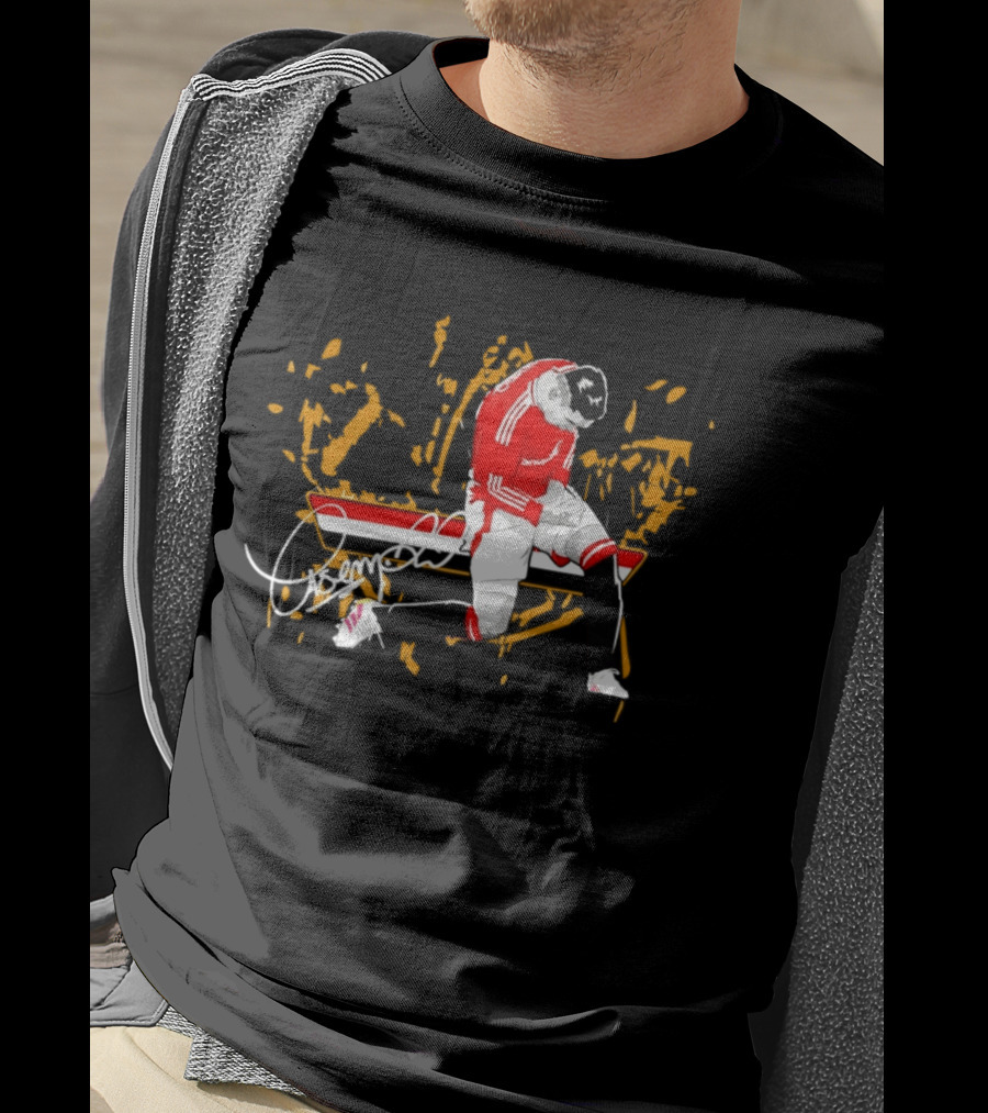 Casemiro 18 Man Utd Celebratory Signature Adored Gold Edition T-Shirt