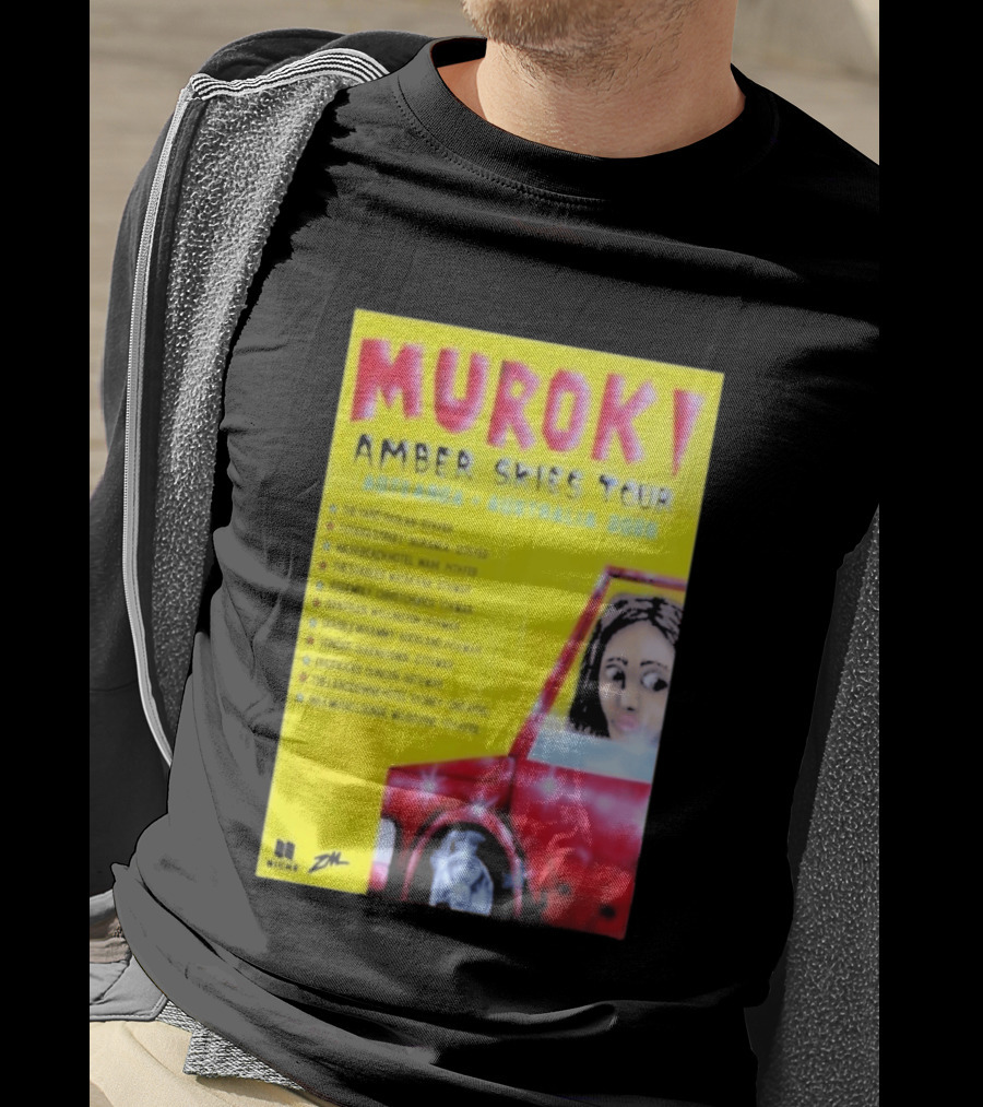 Muroki Amber Skies Tour Aotearoa Australia 2026 T-Shirt