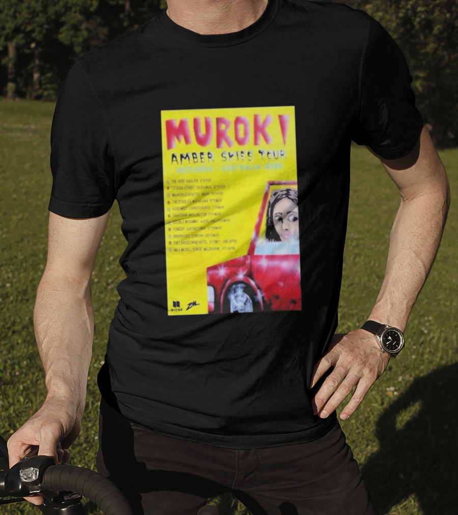 Muroki Amber Skies Tour Aotearoa Australia 2026 T-Shirt
