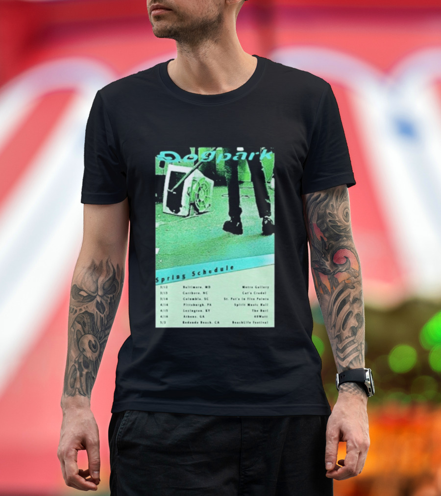 Dogpark Spring Schedule Tour 2026 Baltimore Carrboro Columbia Pittsburgh Lexington Athens Redondo Beach T-Shirt