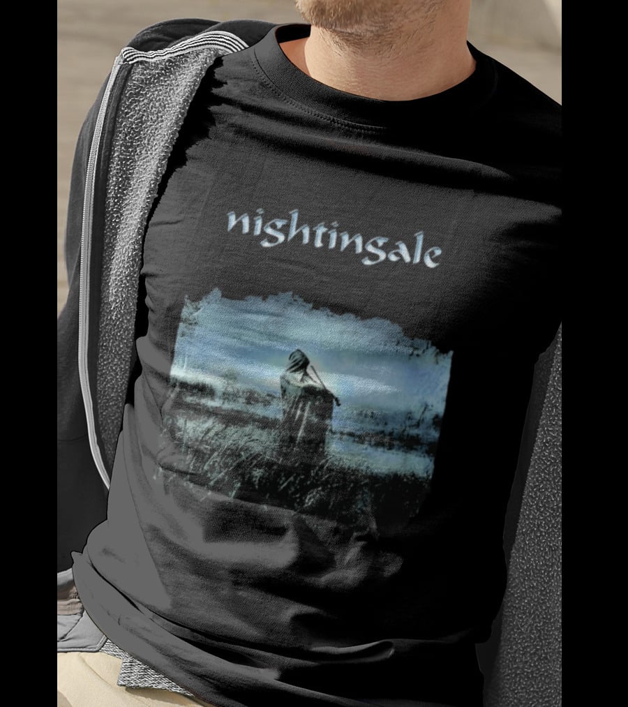 Nightingale Ethereal Nightfall Scene T-Shirt