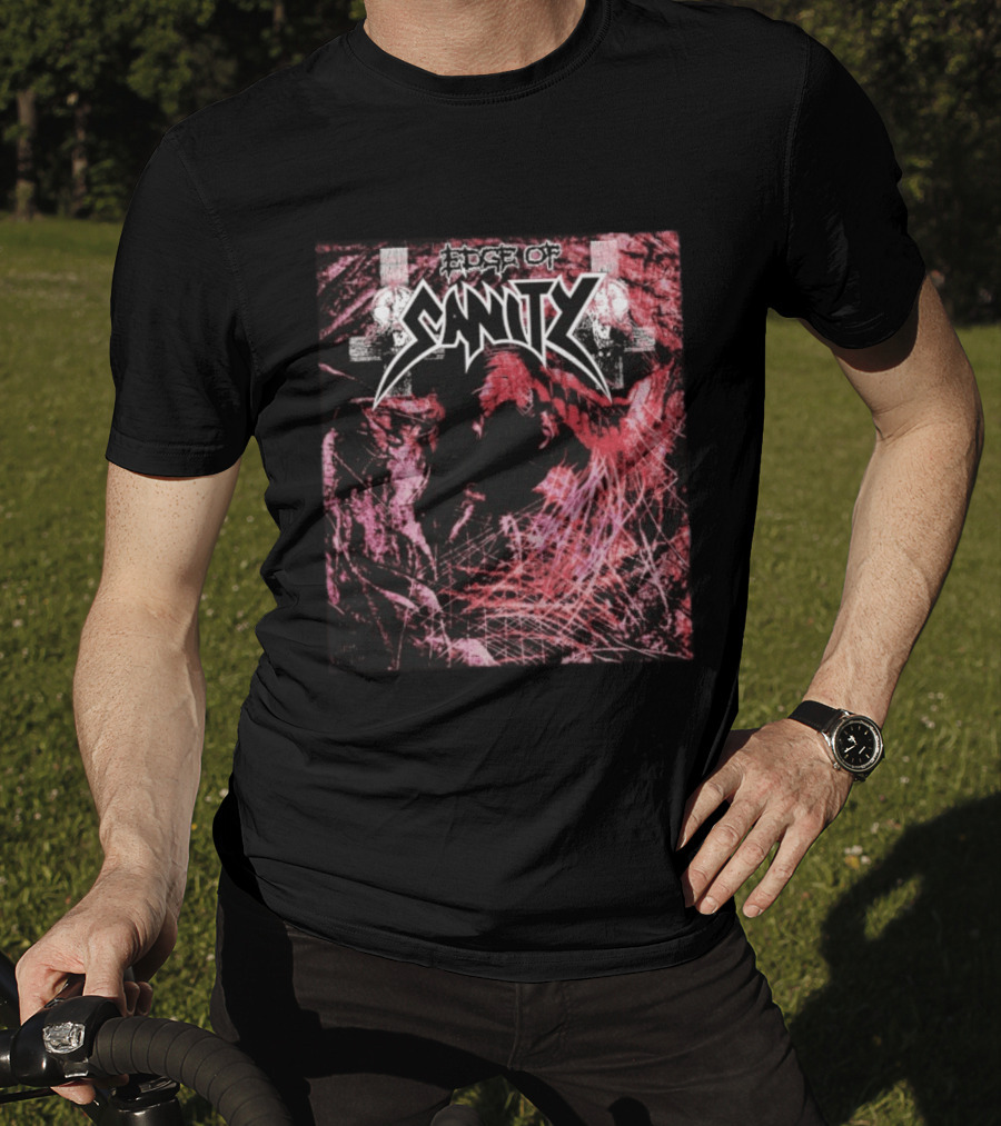 Edge Of Sanity Infernal Album Cover Black Metal Aesthetic T-Shirt