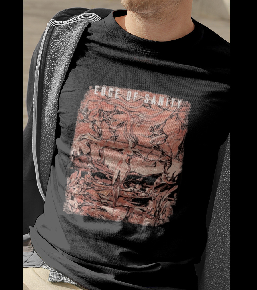 Edge Of Sanity Twilight Dance With Abstract Figures T-Shirt
