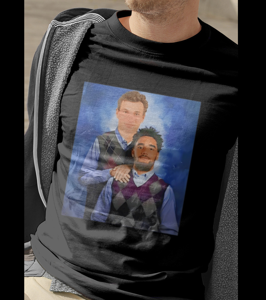 Elijah Sarratt Fernando Mendoza Step Brothers Argyle Sweater Photo T-Shirt
