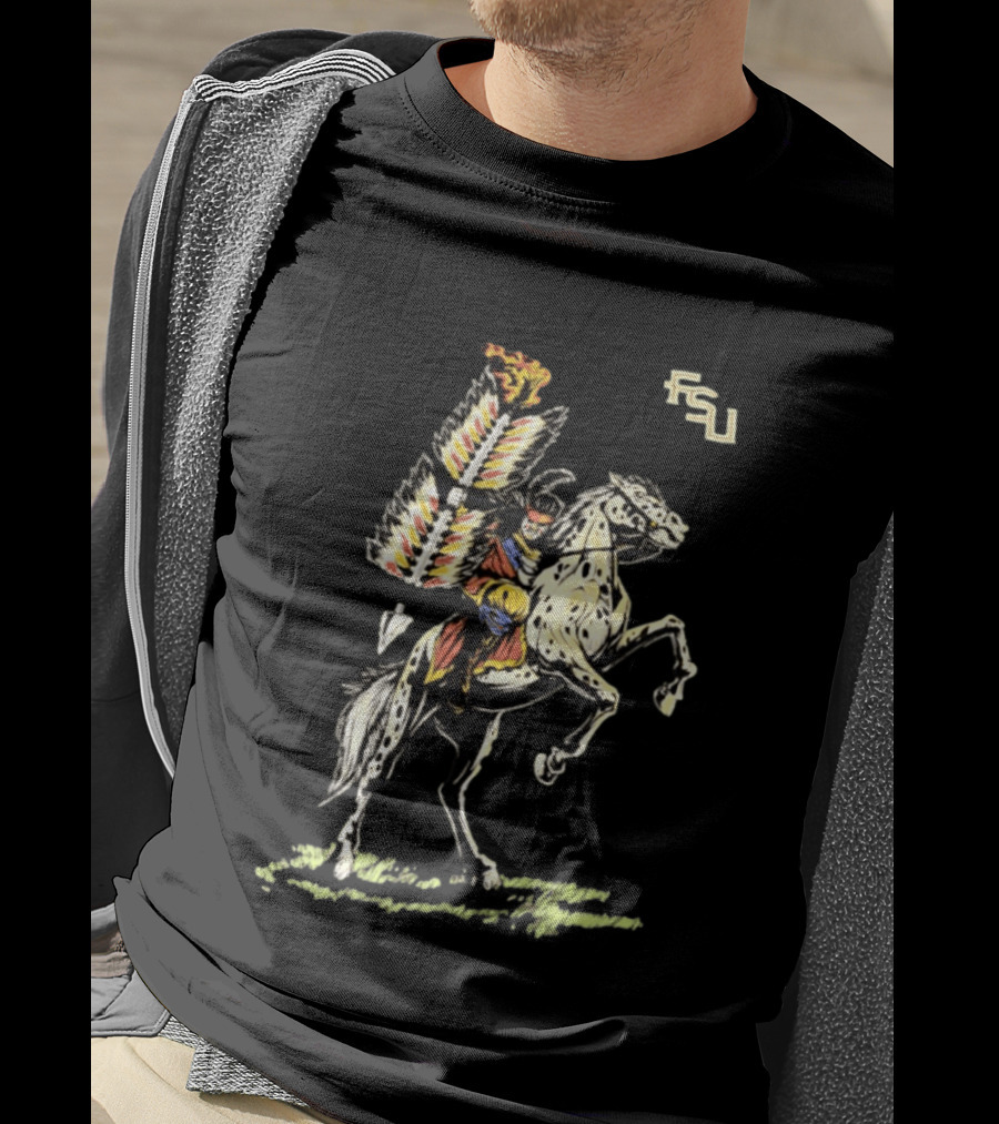 FSU Florida State Seminoles Osceola And Renegade Iconic Team Spirit T-Shirt