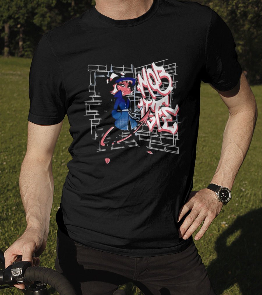 Helluva Boss Mob Life Urban Style Graffiti T-Shirt