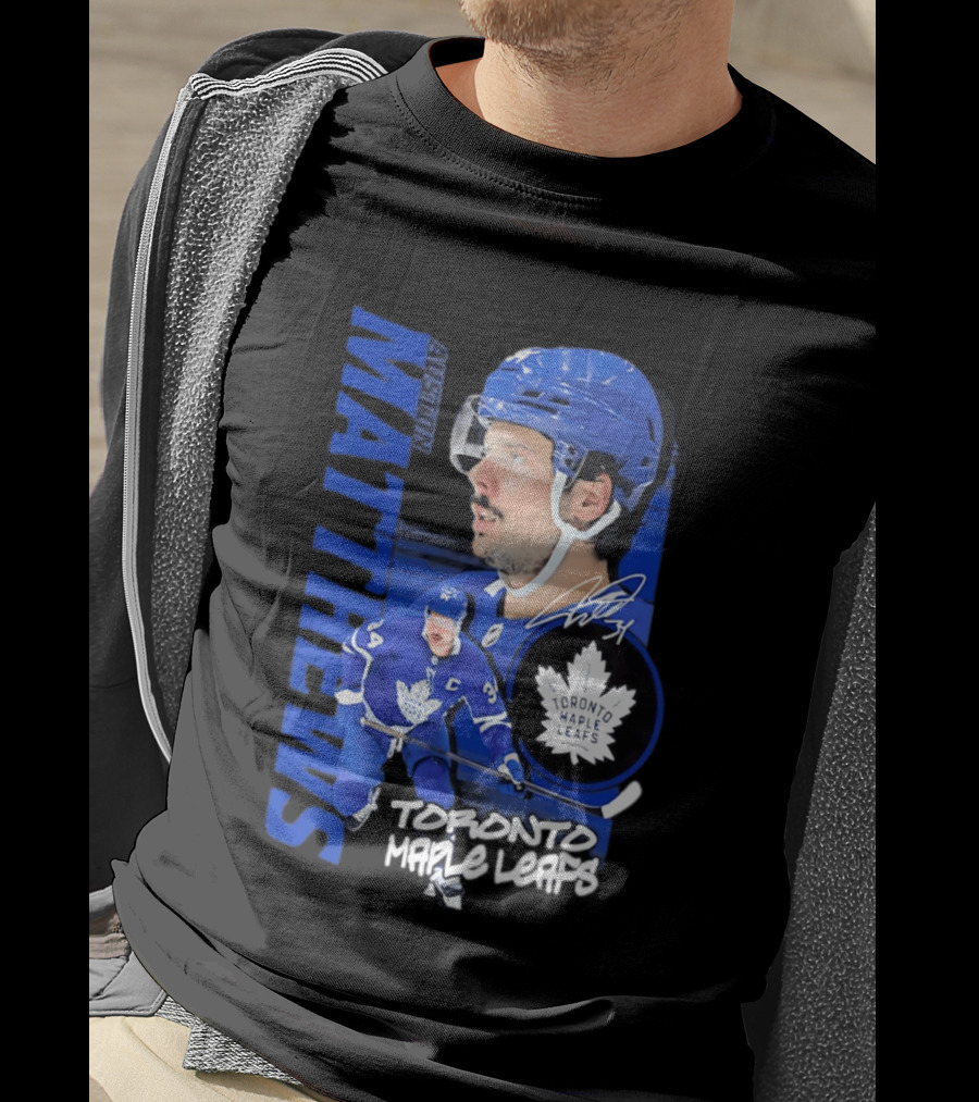 Toronto Maple Leafs Auston Matthews Signature Playmaker T-Shirt