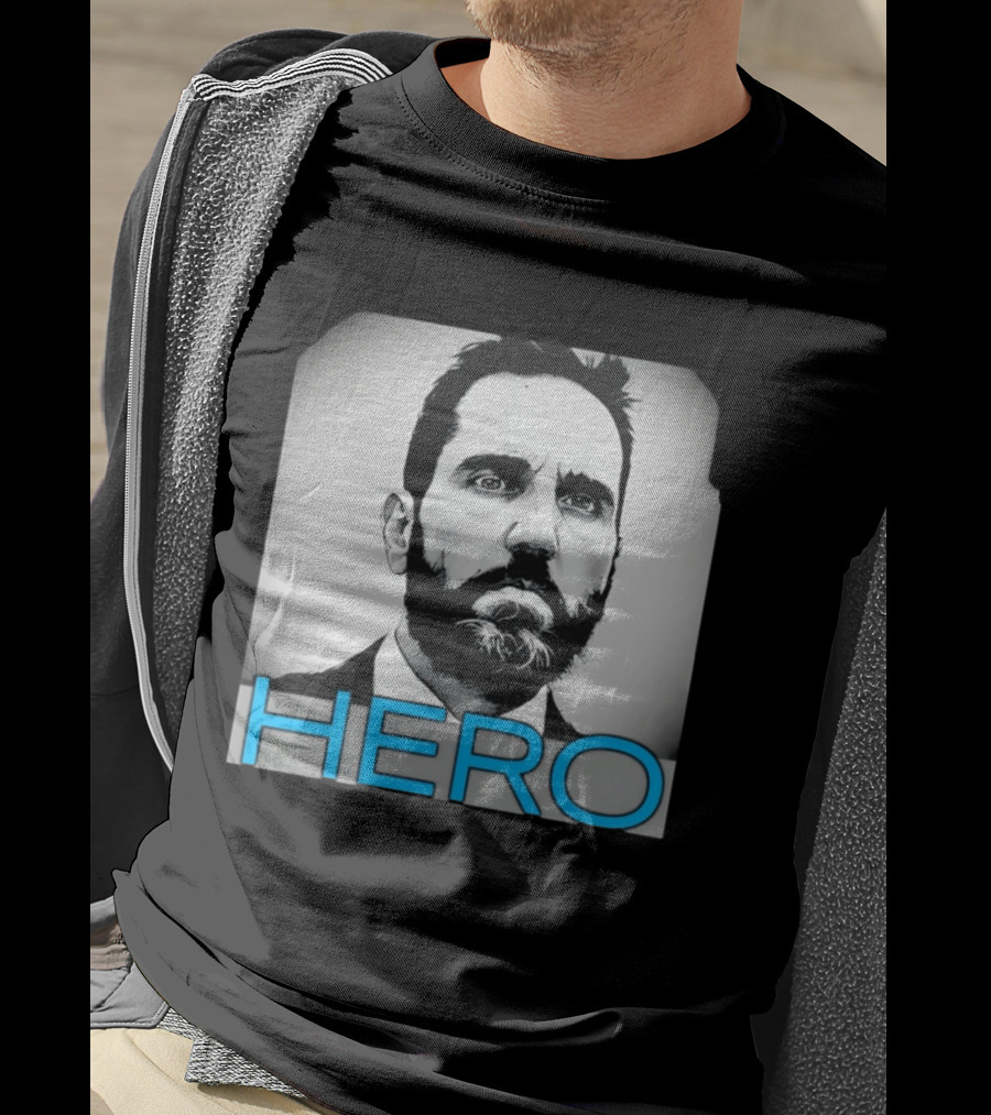 Jack Smith Hero Portrait Black And White T-Shirt