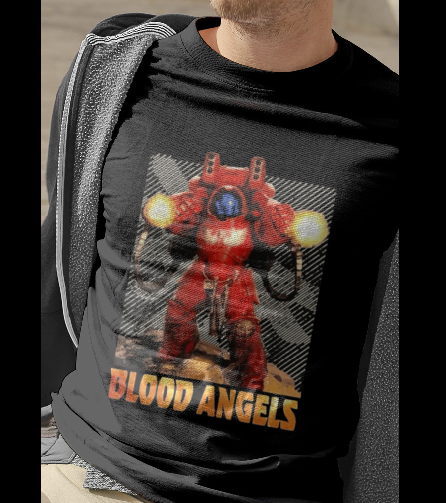 Warhammer 40 000 Blood Angels Space Marine Power Armor T-Shirt