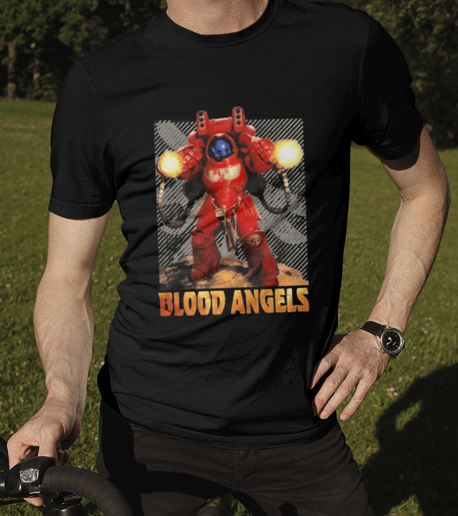 Warhammer 40 000 Blood Angels Space Marine Power Armor T-Shirt