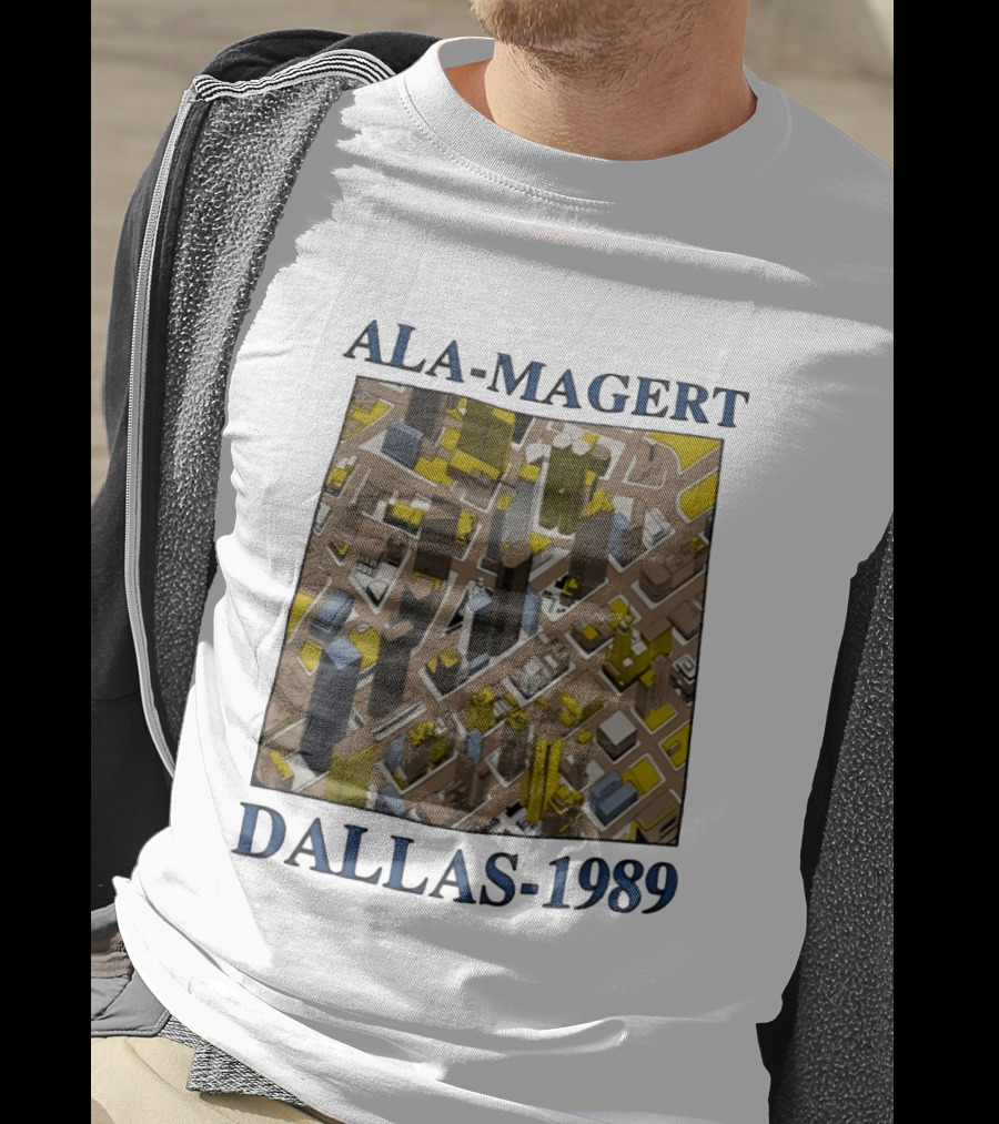 Ala Magert Dallas 1989 Cityscape Architecture T-Shirt