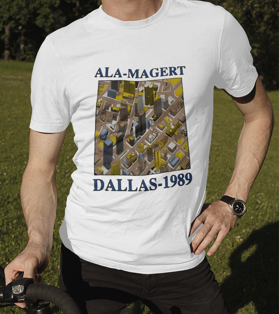 Ala Magert Dallas 1989 Cityscape Architecture T-Shirt