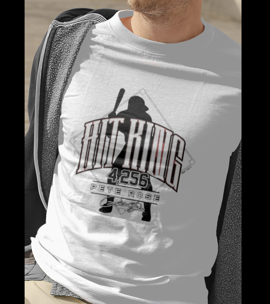 Pete Rose Hit King 4256 Cincinnati Reds T-Shirt