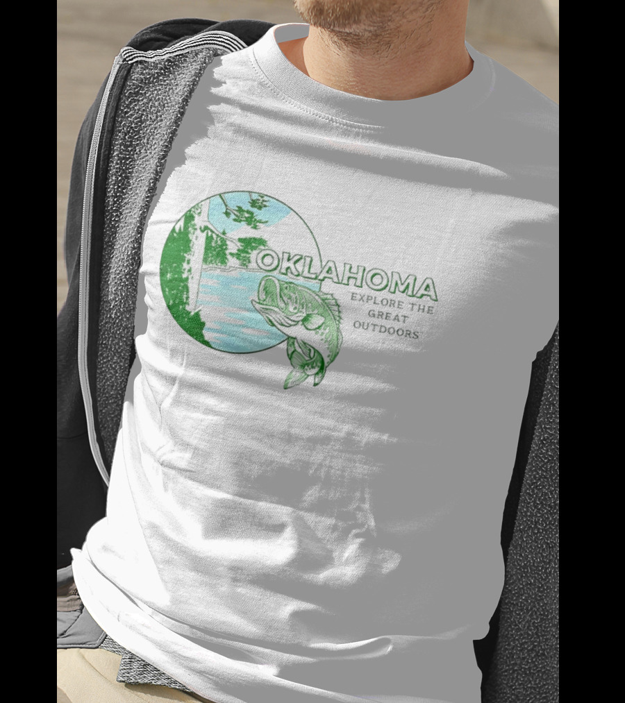 Oklahoma Fishing Explore The Great Outdoors T-Shirt