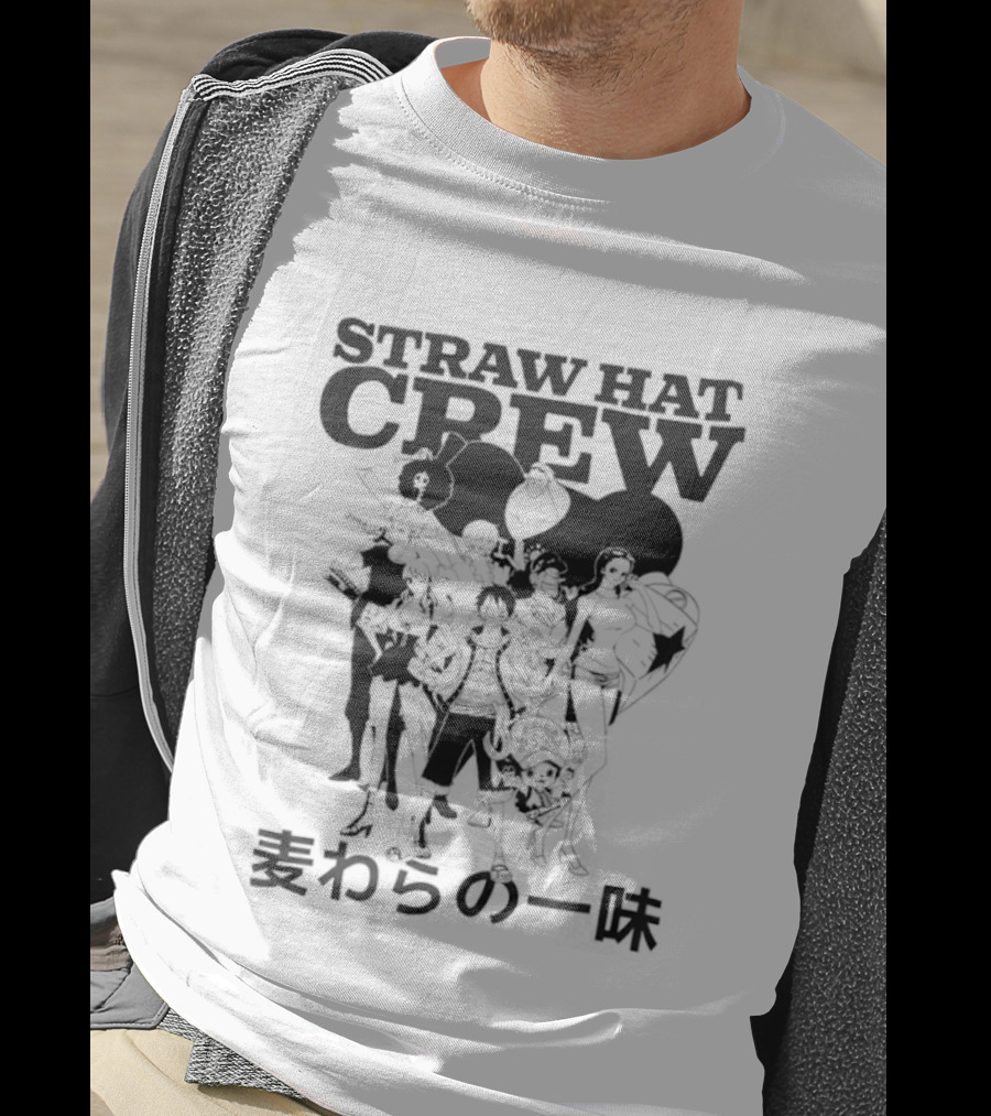 Straw Hat Crew One Piece Anime Characters Japanese T-Shirt
