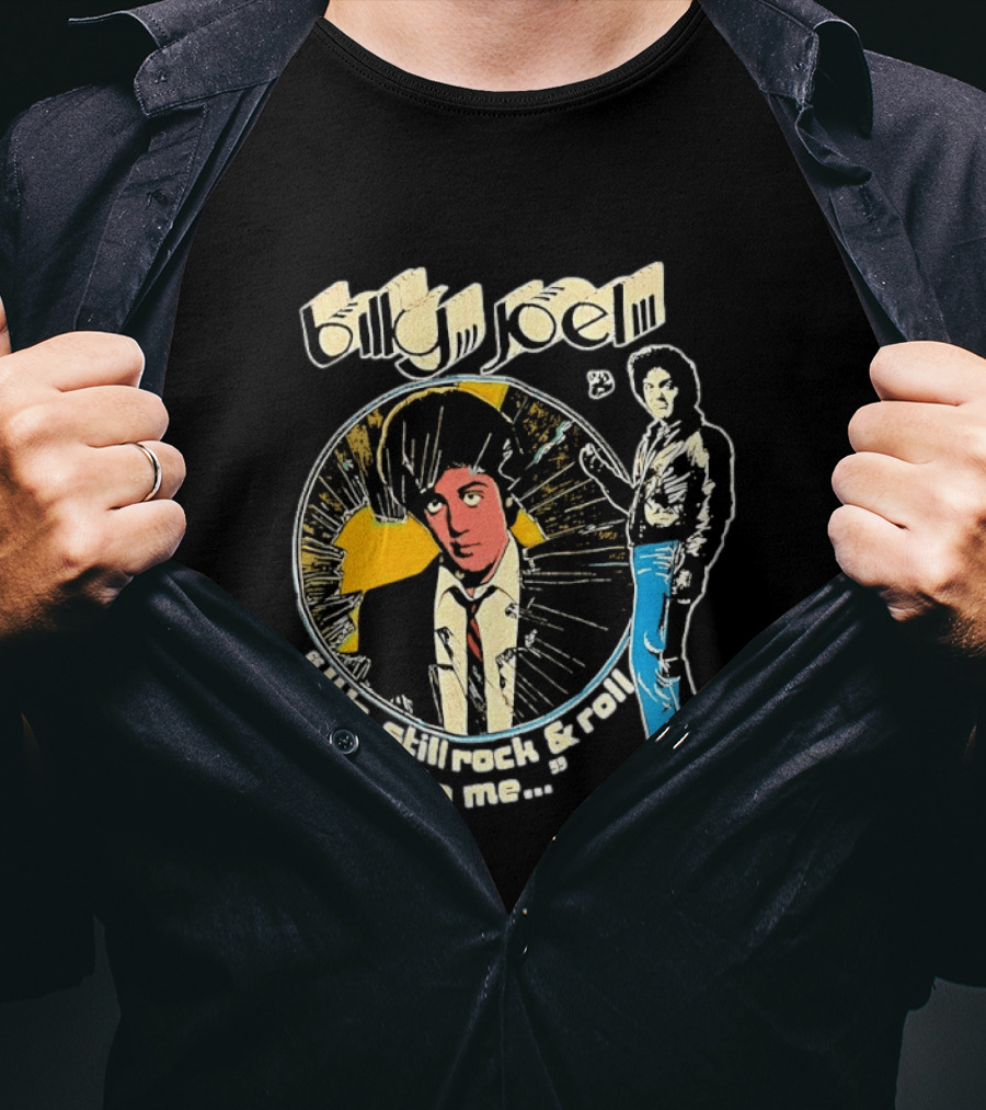 Billy Joel It's Still Rock And Roll To Me Retro Style Music T-Shirt