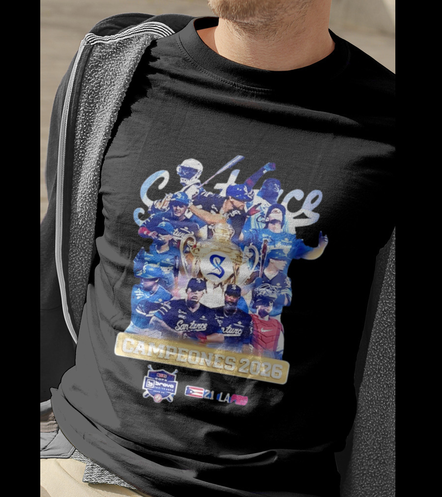 Cangrejeros De Santurce Campeones 2026 LBPRC Customized Team Celebration T-Shirt