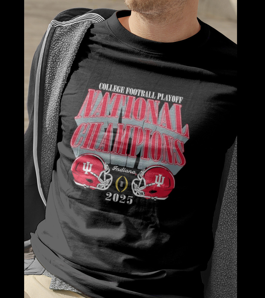 Indiana Hoosiers College Football Playoff National Champions 2025 CFP Lombardi T-Shirt