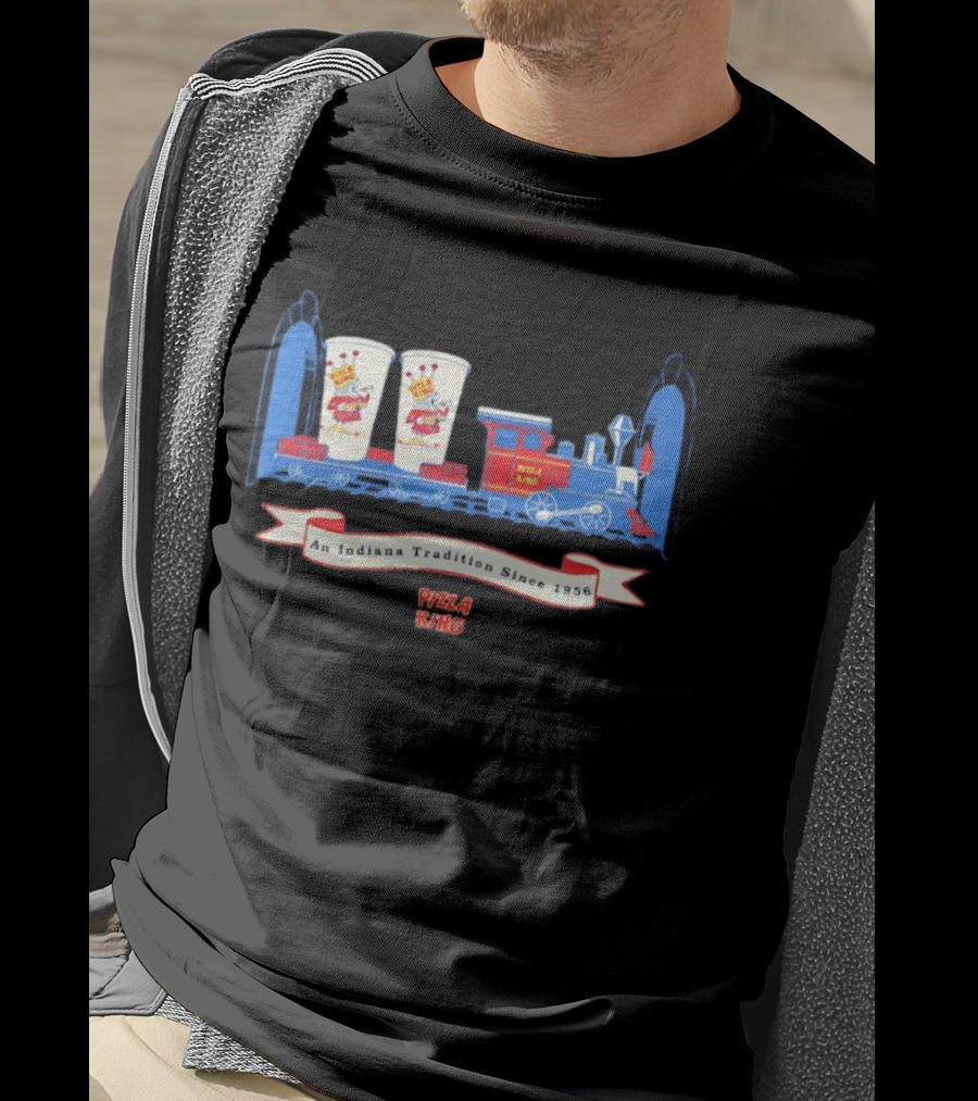 Pizza King An Indiana Tradition Since 1956 Train And Beverage Cups T-Shirt