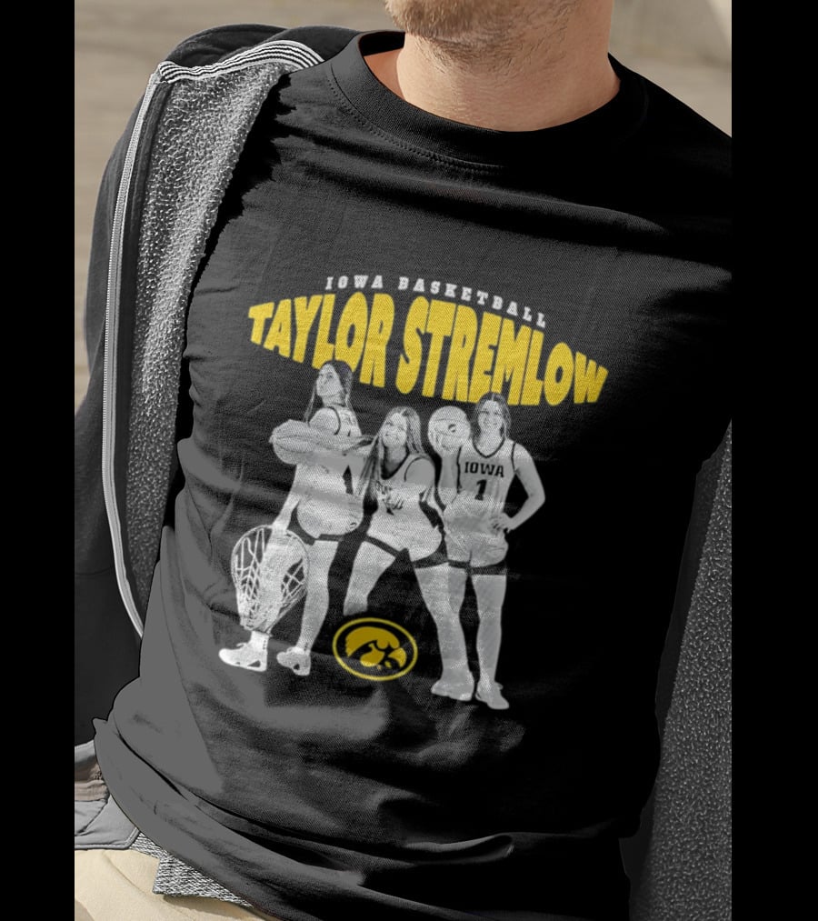 Taylor Stremlow Iowa Hawkeyes Basketball 90s Style Retro Sports T-Shirt