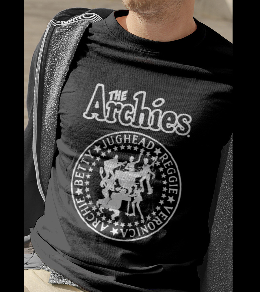 The Archies Jughead Reggie Veronica Betty Archie Hot Dog T-Shirt